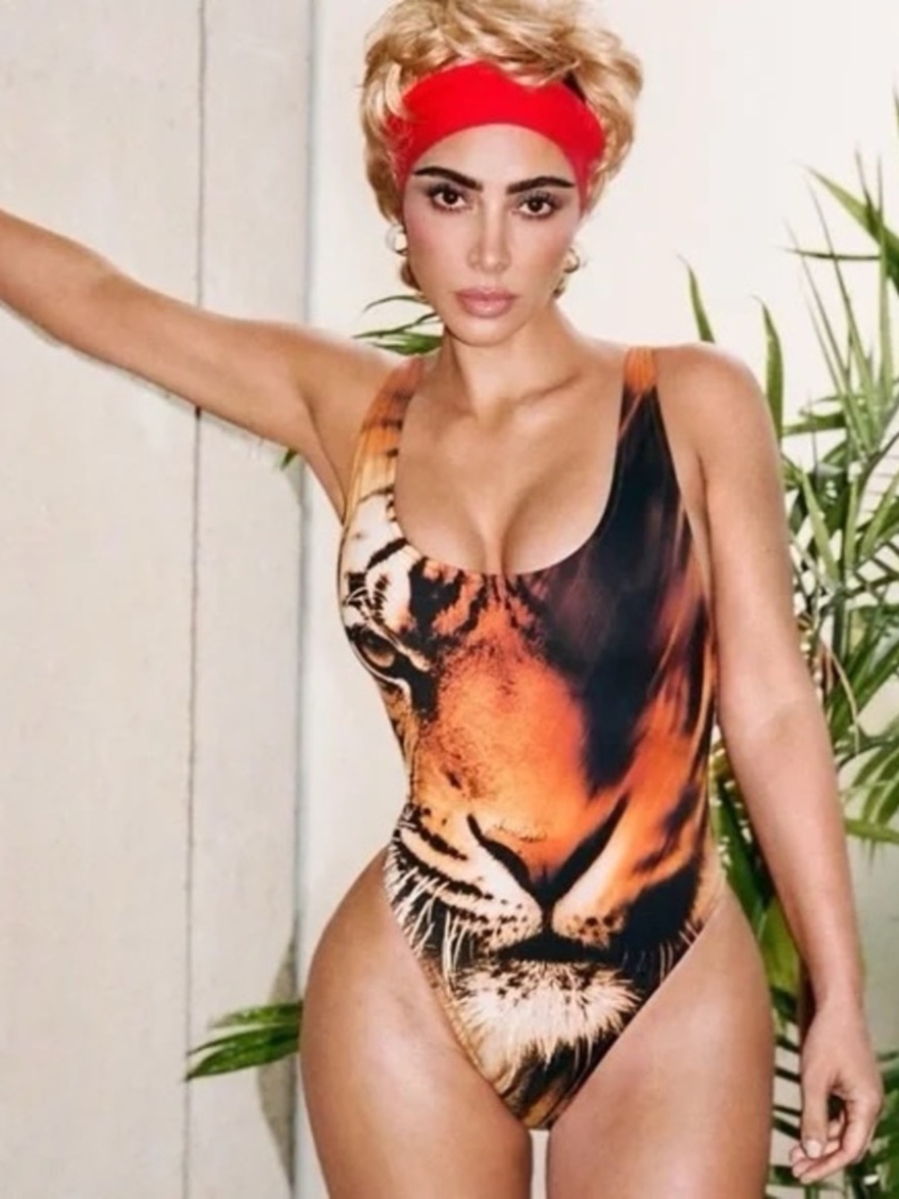 🔥 SKIMS x Roberto Cavalli Tie Waist One Piece SMALL NWT